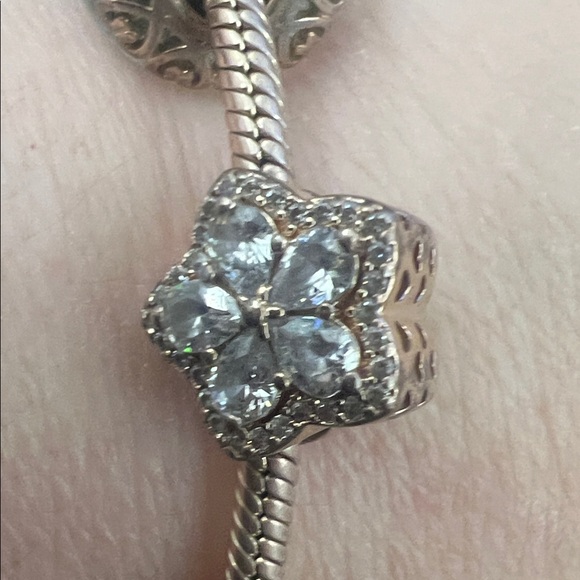 Pandora Gold and Multicolor Charm Bracelet - Picture 4 of 14